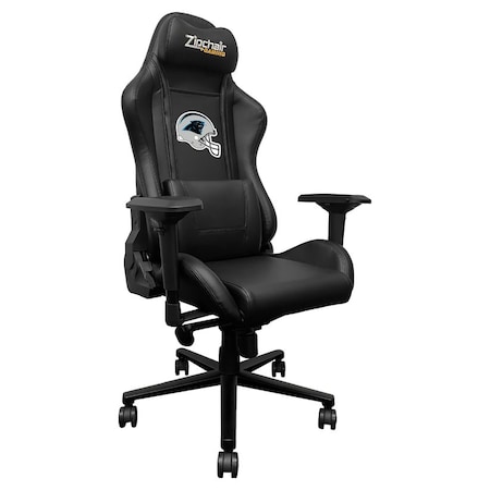 Dreamseat Xpression Pro Gaming Chair with Carolina Panthers Helmet Logo XZXPPRO032-PSNFL20022A